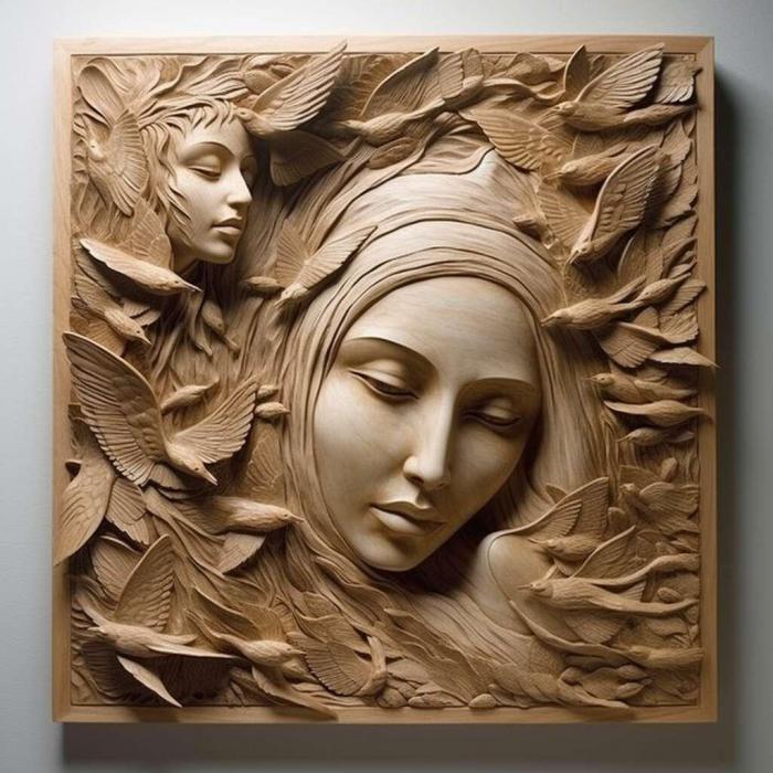 نموذج ثلاثي الأبعاد لآلة CNC 3D Art 